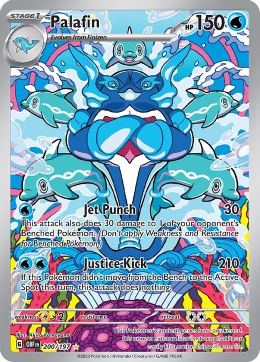 Palafin card from Obsidian Flames